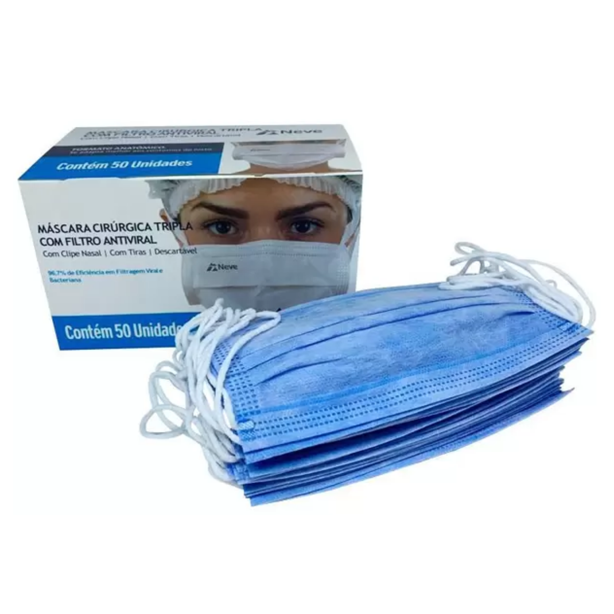 MASCARA CIRÚRGICA MEDICAL CX. 50 UNID