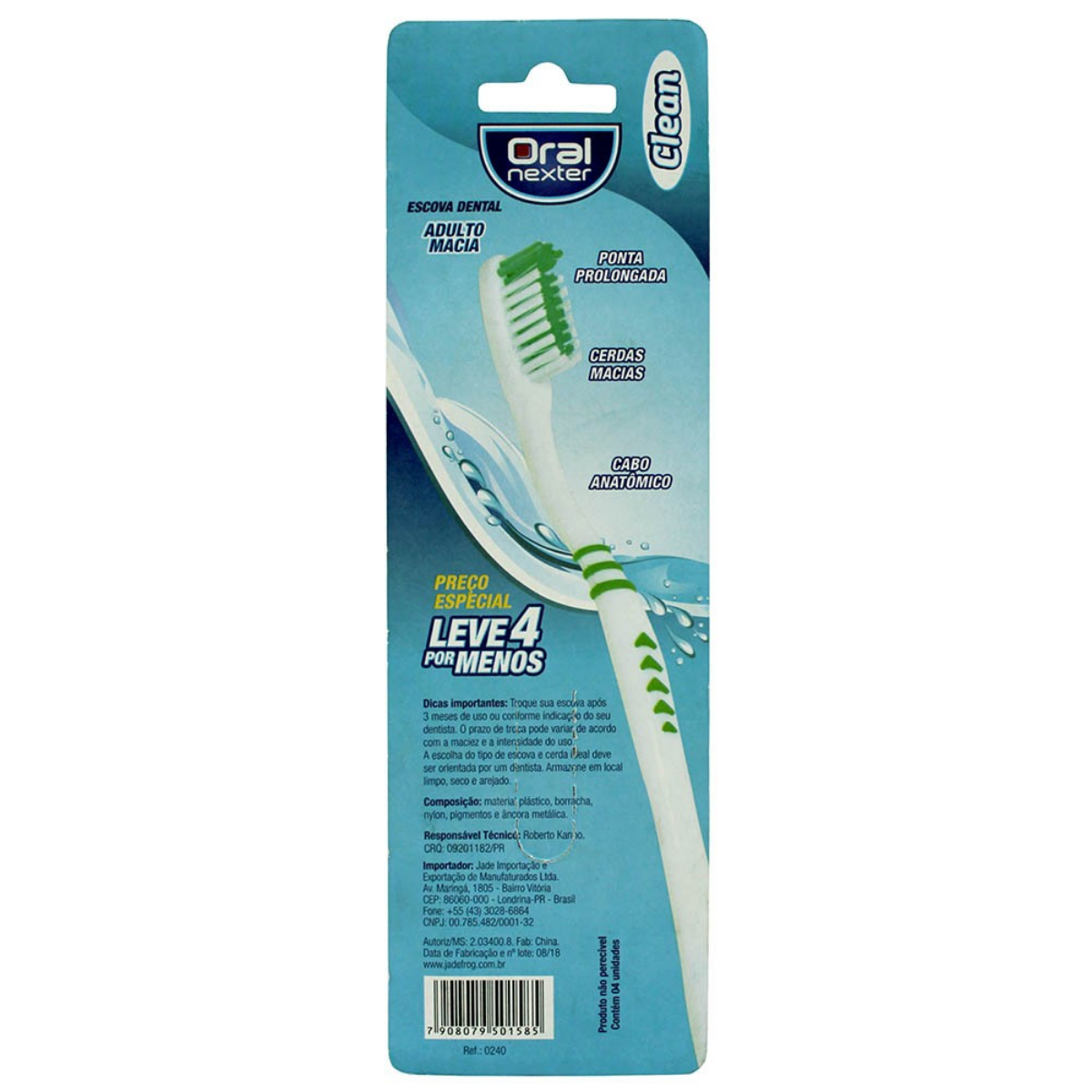 ESCOVA DE DENTE ADULTO CLEAN UND