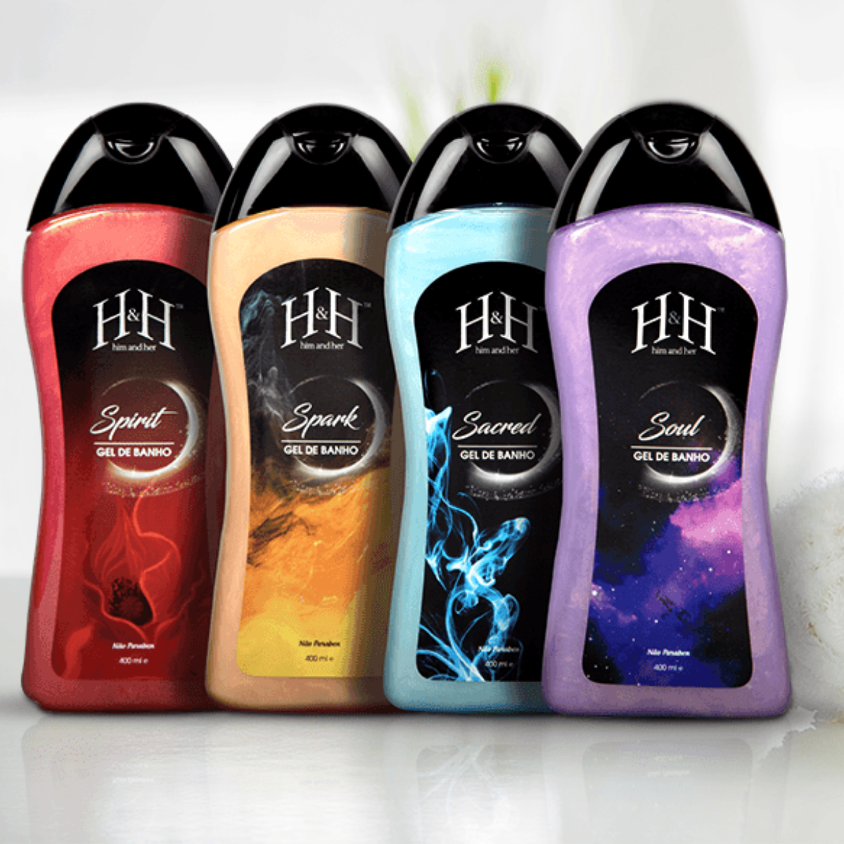 GEL DE BANHO H&H/SOUL/SPARK 400 ML
